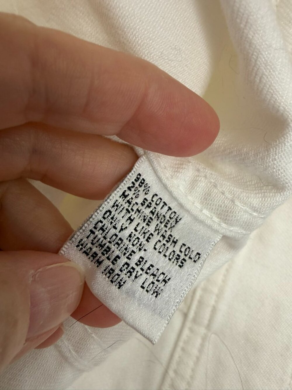 Talbots Petite White Jean Jacket with French Cuffs - Picture 5 of 7